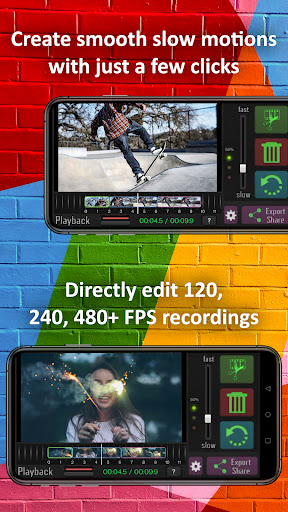 Android application Smooth Action-Cam SlowMo screenshort