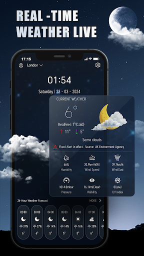 Android application Weather Forecast Professor screenshort