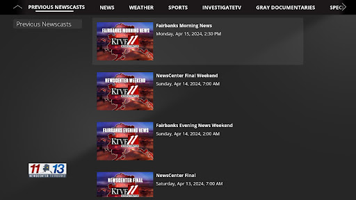 Screenshot of KTVF11