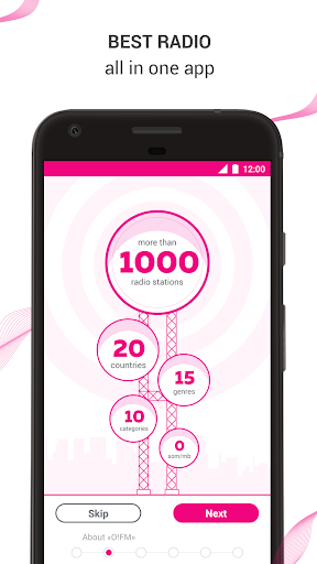 Android application O!FM screenshort