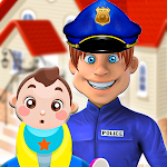 Cover Image of Unduh Virtual Police Dad Simulator : Happy Father Family 2.0 APK