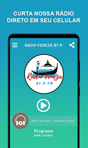 Android application Rádio Veneza 87-9 screenshort