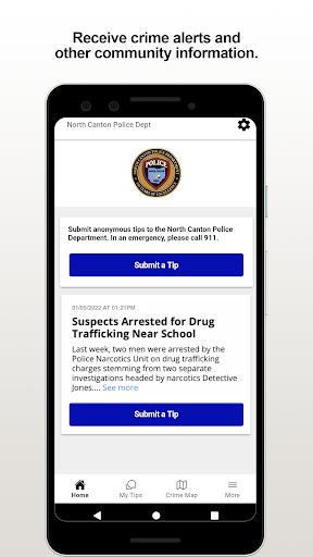Android application North Canton PD screenshort