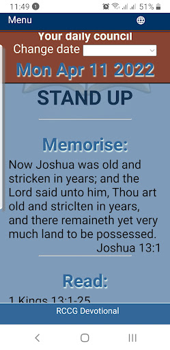 Open Heavens Devotional Screen 3