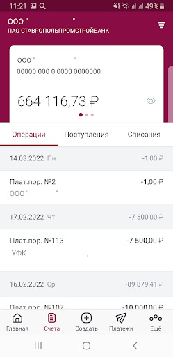 Ставропольпромстройбанк Бизнес Screen 3