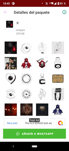 Goth stickers Screen 3