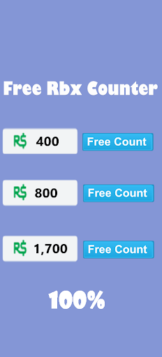 Android application Robux Calc Instant robux count screenshort