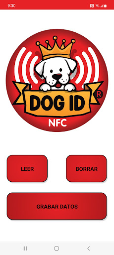 Android application Dog ID screenshort