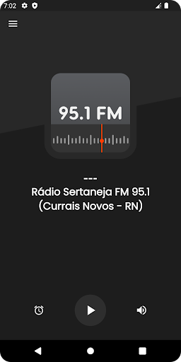 Android application Rádio Sertaneja FM 95.1 screenshort