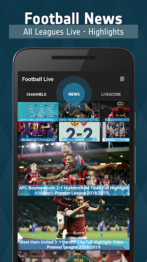 Football TV Live Screen 2