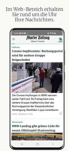Marler Zeitung Screen 3