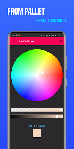 Android application Color Picker screenshort