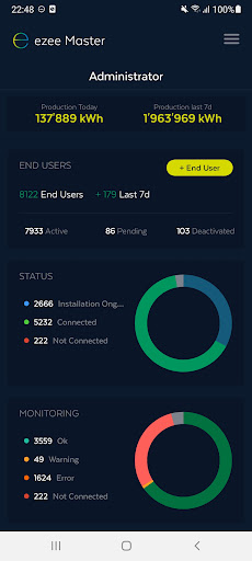 Android application ezee Master Installer screenshort