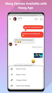 Captura de Pantalla 9 Fauxy App - Fake Chats Post St android