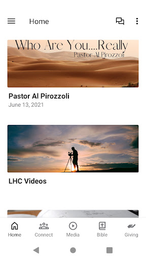 Android application Litchfield Hills Church screenshort