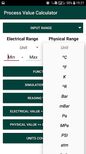 Process Value Calculator Screen 3
