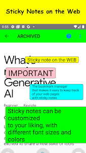 Sticky Notes on the Web