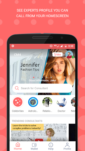 CallMe4 - Phone Consultation Screen 2