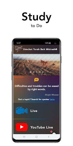 Android application TorahTV: Study, Do, Listen screenshort