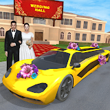 Luxury Wedding Limousine Taxi: 3D Car Driving 2021 icon