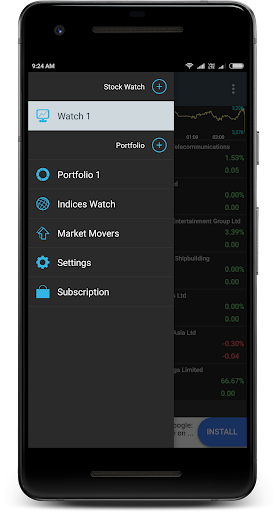 Android application SGX Stock Market Live screenshort