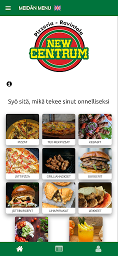 Android application Ravintola New Centrum screenshort