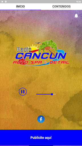 Radio Cancun.net Screen 2