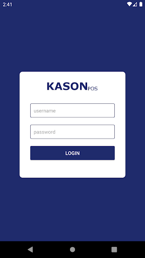 Android application KASON POS (Kasir Online) screenshort