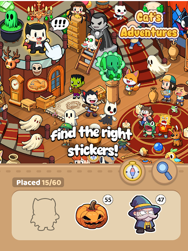 Sticker Saga Cats Adventures