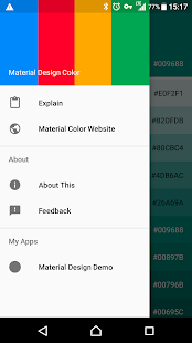 Material Design Color Screenshot