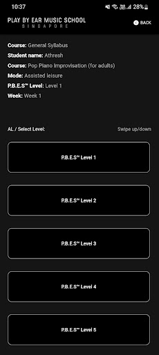 P.B.E.Syllabus™ Screen 3