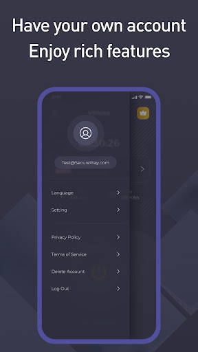 SecureWay VPN Screen 3