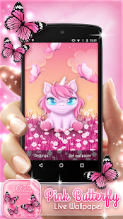 Download, Install & Use Pink Butterfly Live Wallpaper on ...