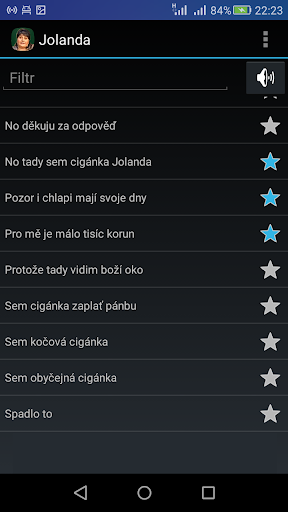 Android application Jolanda screenshort