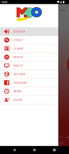 Android application M40 screenshort