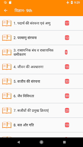 Science in Hindi Class 9 Screen 2