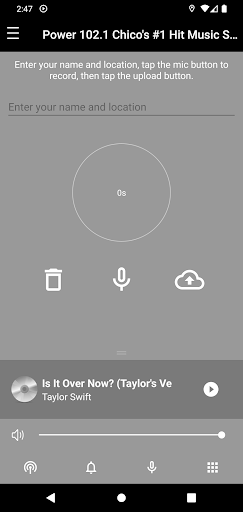 Android application Power 102.1 Chico screenshort