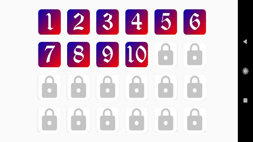 Android application Memory Game screenshort