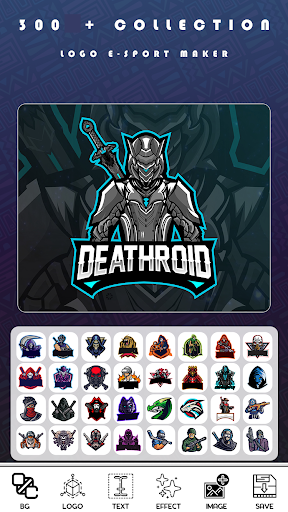 Android application Logo Esport Maker Plus screenshort