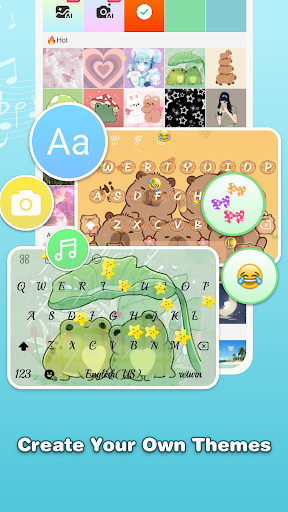 Kika Keyboard: Custom themes - Tools - apps