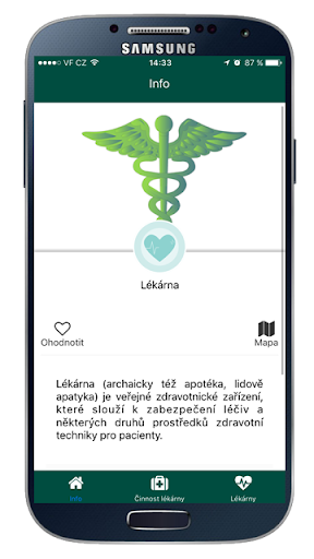 Android application Lekarna screenshort