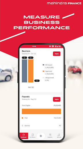Mahindra Finance Dealer App Screen 3