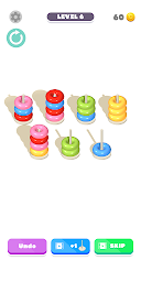 Hoop Puzzle: Color Stack Sort