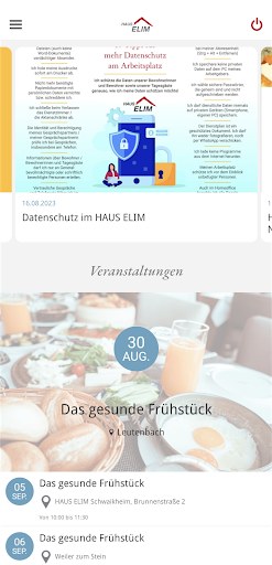 Android application HAUS ELIM screenshort
