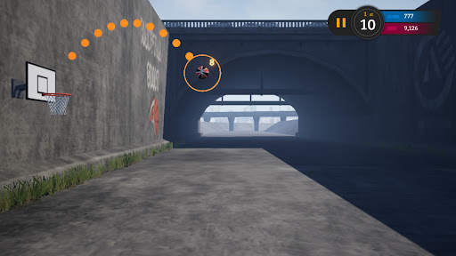 Android application 3D Basketball Shoot screenshort
