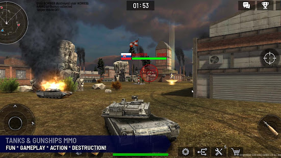 WAR Tanks vs Gunships screenshots apk mod 4