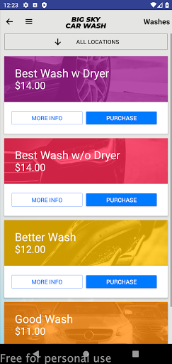 Big Sky Car Wash Screen 3