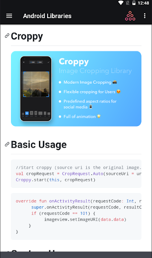 Screenshot of Cool Android Libraries