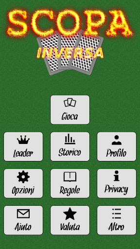 Android application Scopa Inversa screenshort