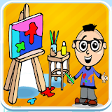 coloring pages for kids icon
